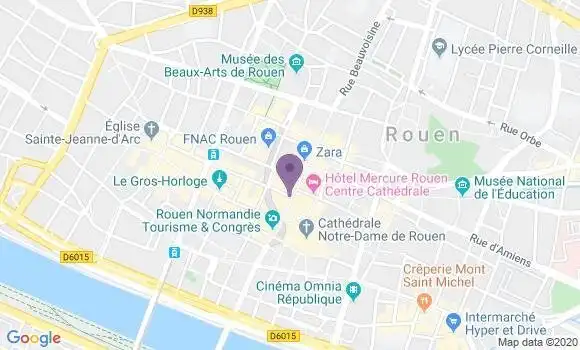 Localisation Mtre Bodineau Olivier