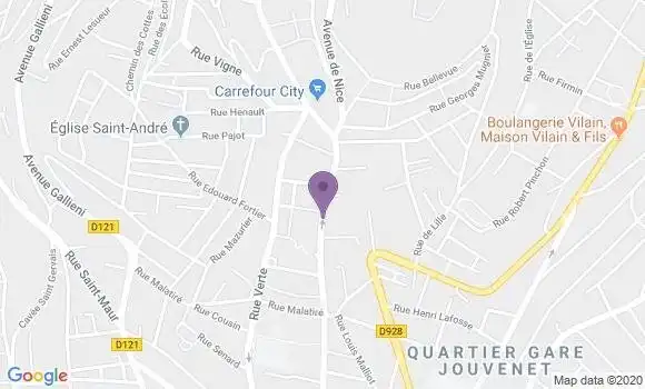 Localisation Mtre Bravo Gence Inma