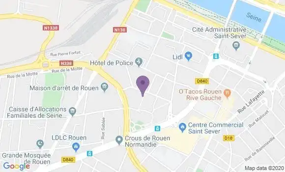 Localisation Mtre Galpin Bernard