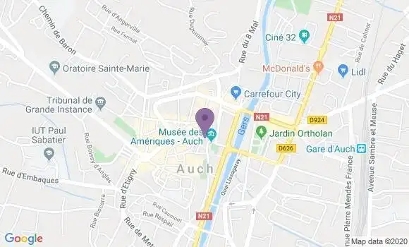 Localisation Mtre D