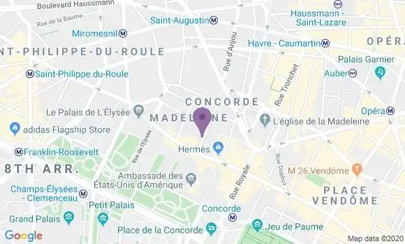 Localisation Mtre Paillet Philippe