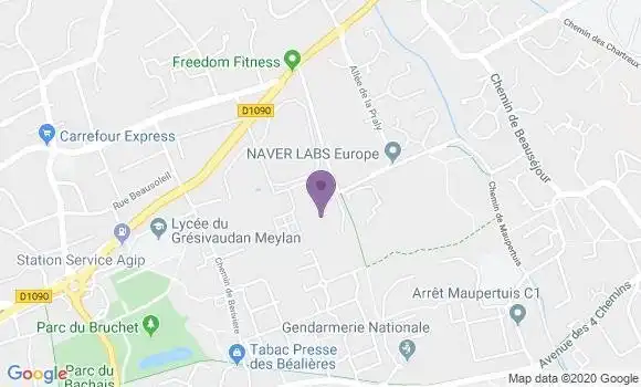 Localisation Mtre Parendel Aymeric