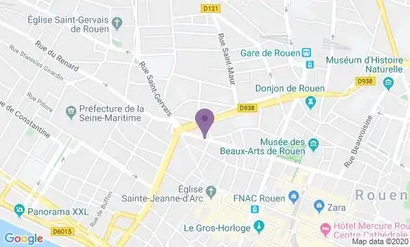 Localisation Mtre Martin Esthel