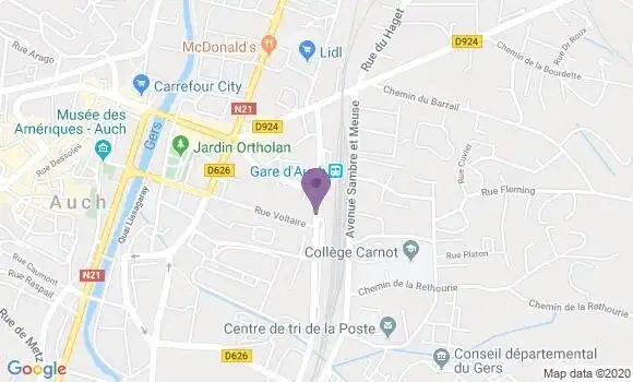 Localisation Mtre Faggianelli Jacques