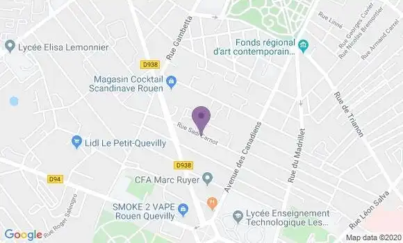 Localisation Mtre Porzou Françoise