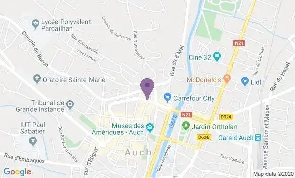 Localisation Mtre Lagaillarde Michel