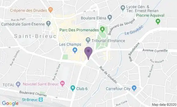 Localisation Mtre Le Goardet Françoise