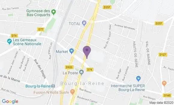 Localisation Mtre Ruffinoni Claire