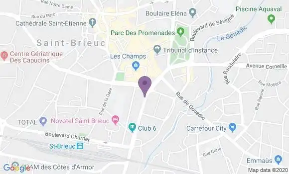 Localisation Mtre Prigent Daniel