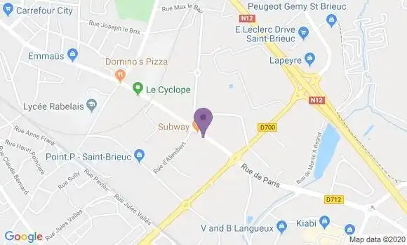 Localisation Mtre Rivoallan Karine