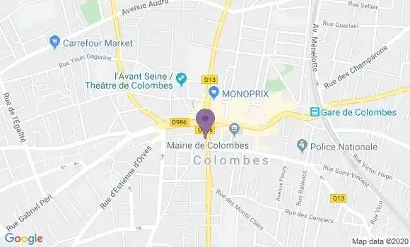 Localisation Mtre Scheffler Catherine