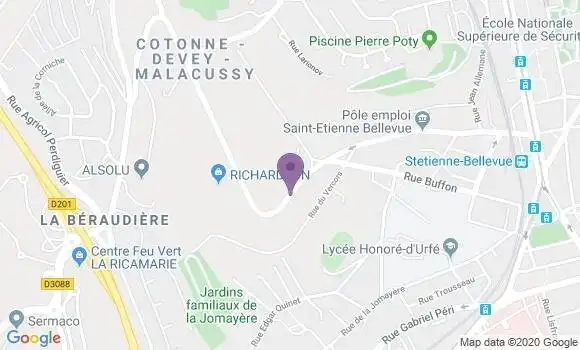 Localisation Mtre Besson Pascal