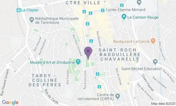 Localisation Mtre Bouthier Françoise