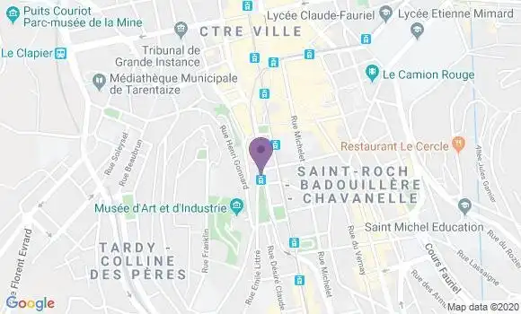Localisation Mtre Bouvier Laurence