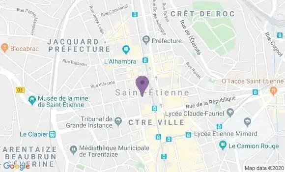 Localisation Mtre Chabannes Claudine
