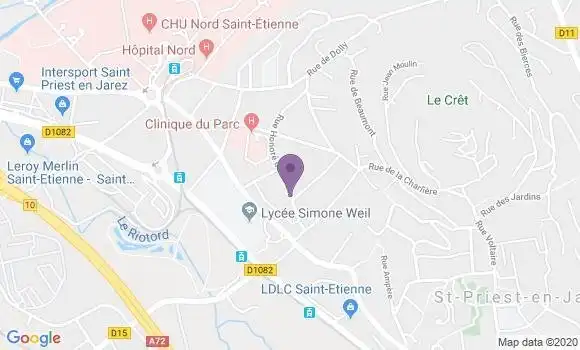 Localisation Mtre Chausse Gabriel