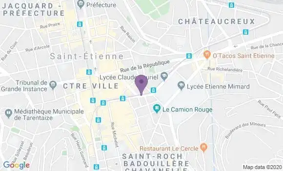 Localisation Mtre Juban Elodie