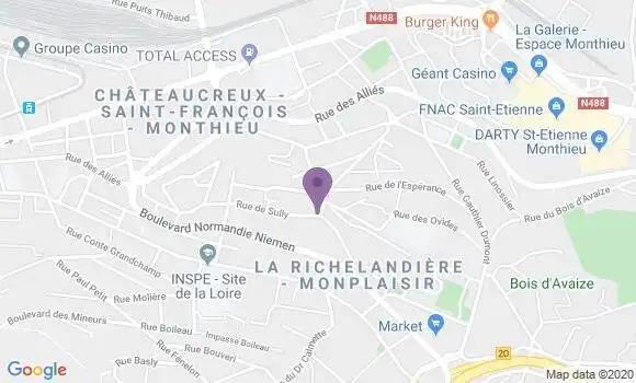 Localisation Mtre Mercier Jean Paul