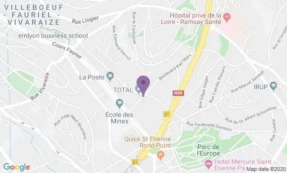 Localisation Mtre Meunier Jean Marc