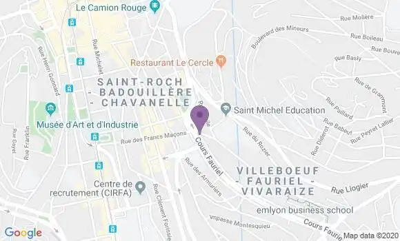 Localisation Mtre Peyret Nicole