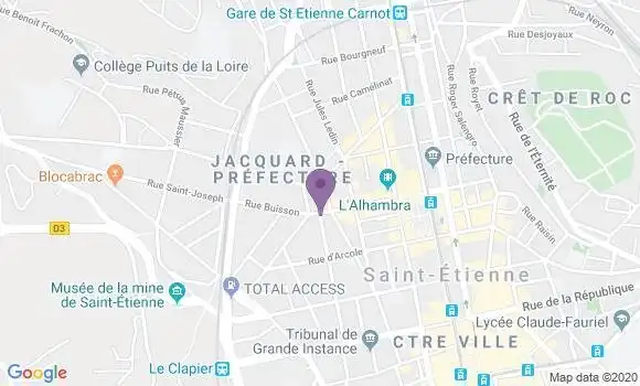 Localisation Mtre Rocher Fabienne