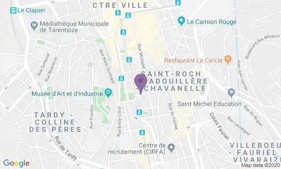 Localisation Mtre Villand Géraldine