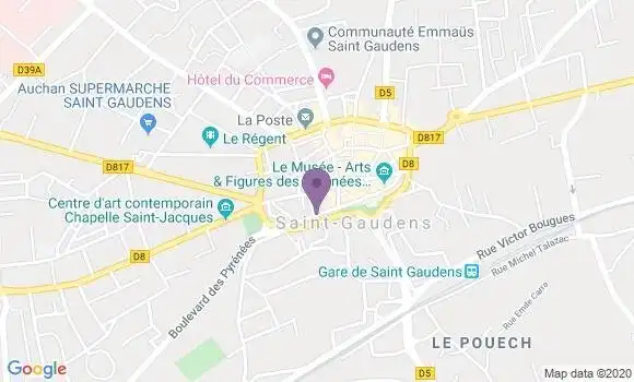 Localisation Mtre Lecussan Ghislaine