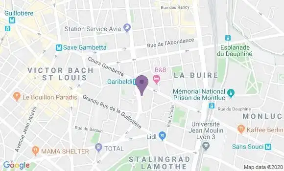 Localisation Mtre Caron Florence