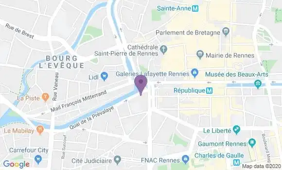 Localisation Mtre Verdan Caroline