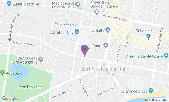 Localisation Mtre Chartier Sophie