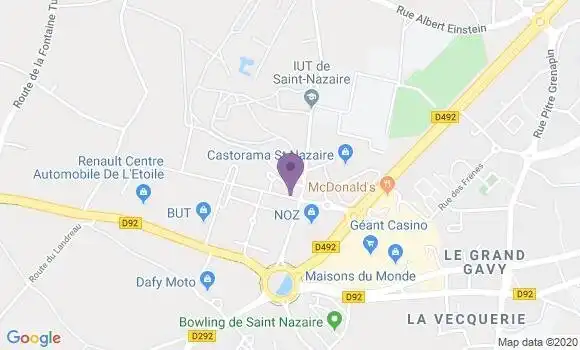 Localisation Mtre Denis Bruno