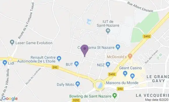 Localisation Mtre Labarre Sophie