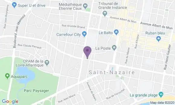 Localisation Mtre Mesnard Gaston