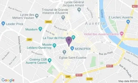 Localisation Mtre Bazin Pierre