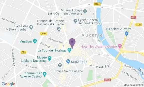 Localisation Mtre Berdah Gilles
