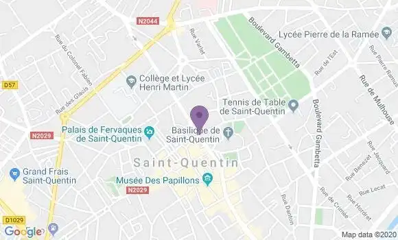 Localisation Mtre Vergauwe Pascale