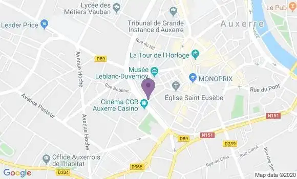 Localisation Mtre Dubois Martine
