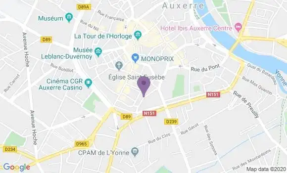 Localisation Mtre Dujancourt Marine
