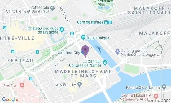 Localisation Mtre Mouriesse Xavier