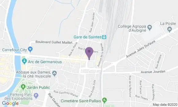 Localisation Mtre Sainte Marie