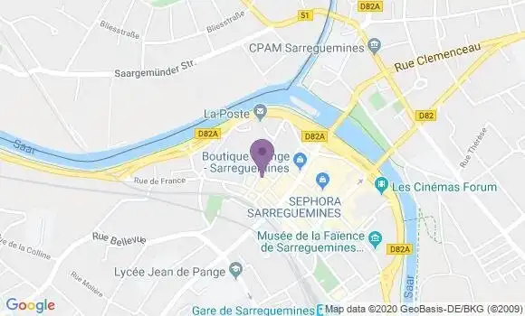 Localisation Mtre Cara Fanny