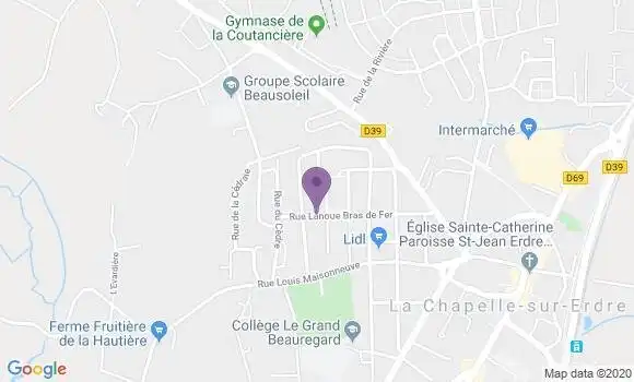 Localisation Mtre Raguin Anthony