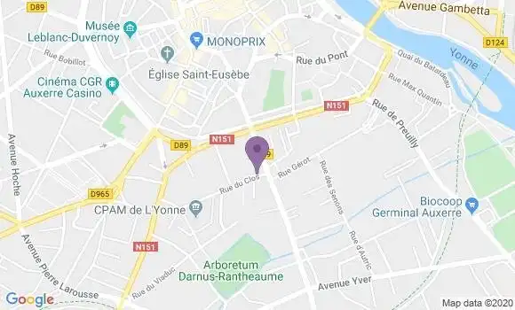 Localisation Mtre Guidou Sophie