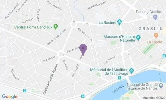 Localisation Mtre Robin Audrey