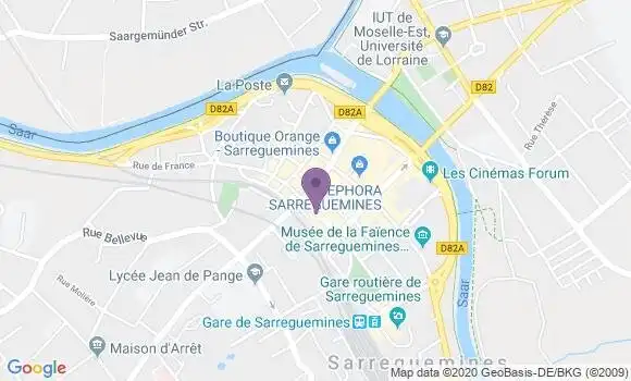 Localisation Mtre Metzger Isabelle