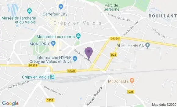 Localisation Mtre Lardon Galeote Catherine