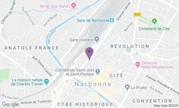 Localisation Mtre Marty Lichiere Karina