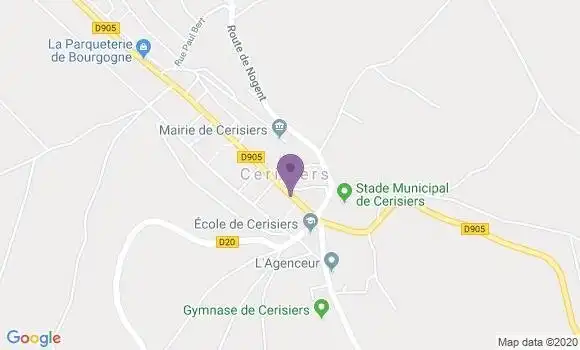 Localisation Mtre Develay Barde Chantal
