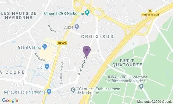Localisation Mtre Oudin Pascal