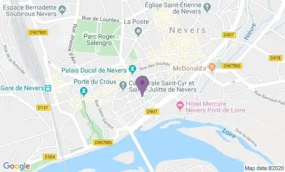 Localisation Mtre Agin Garance